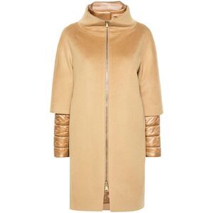 Herno Neutrals Coats - Single Breasted Coats Women